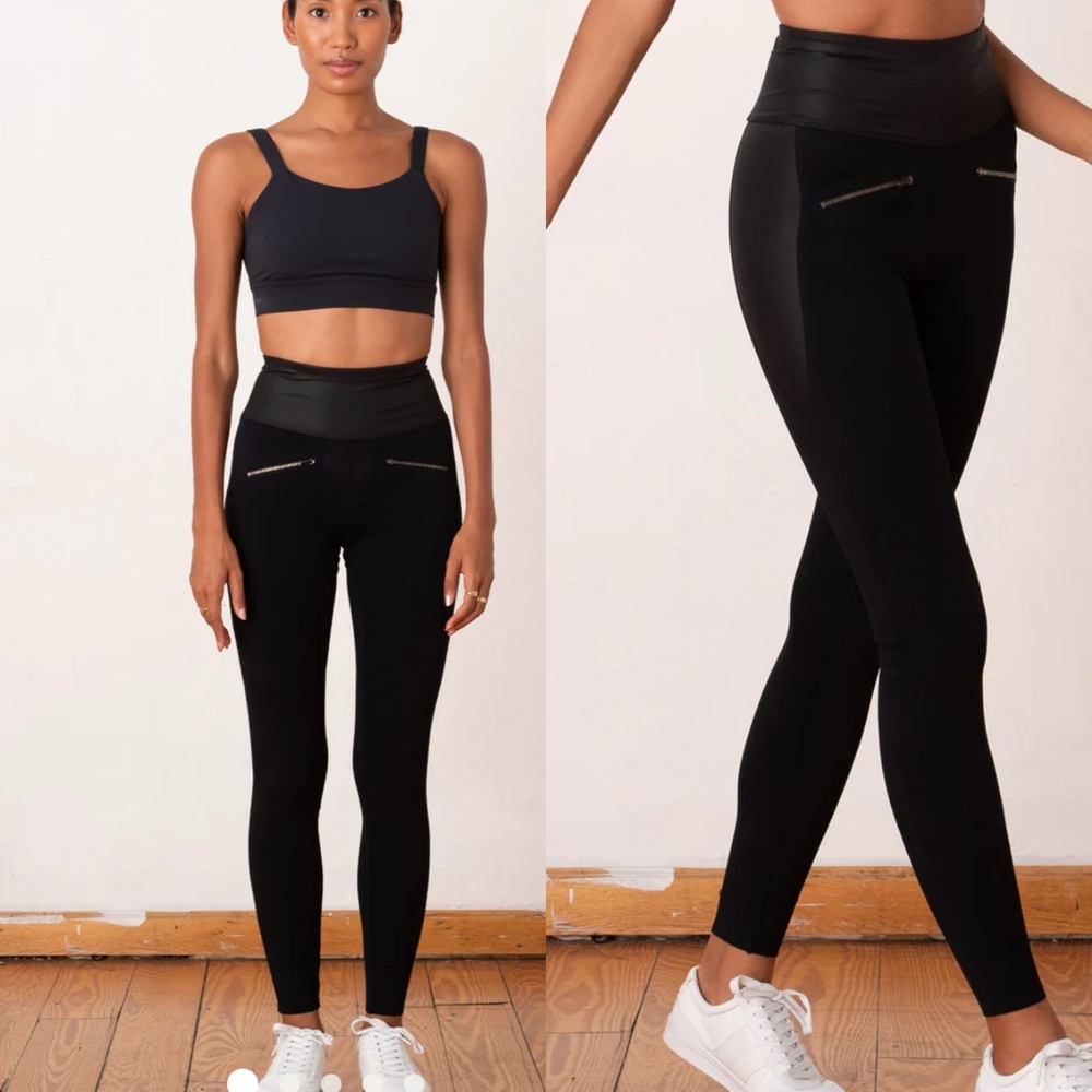 ADAY • Throw it higher leggings black high rise small